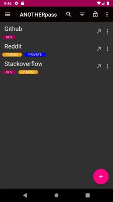 ANOTHERpass android App screenshot 4